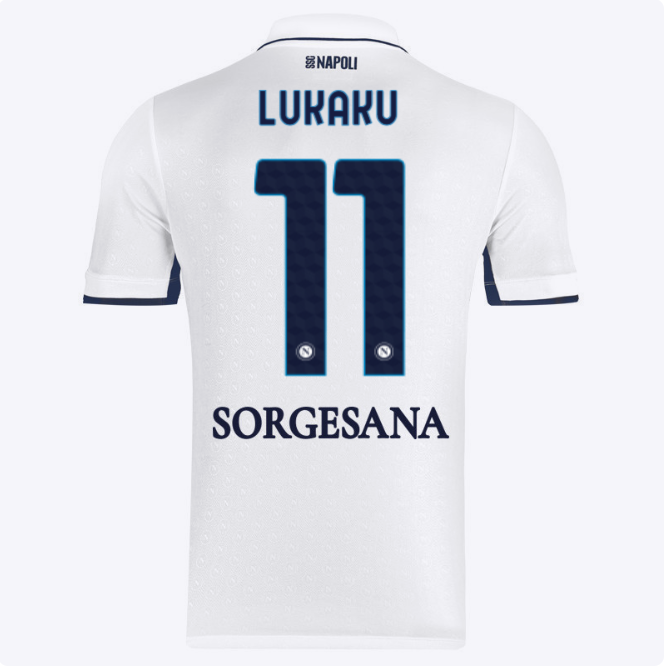 SSC Napoli Kits Collection | SSC Napoli Away Match Shirt 20242025 – 11 – Romelu Lukaku Jerseys And Apparel For Fans