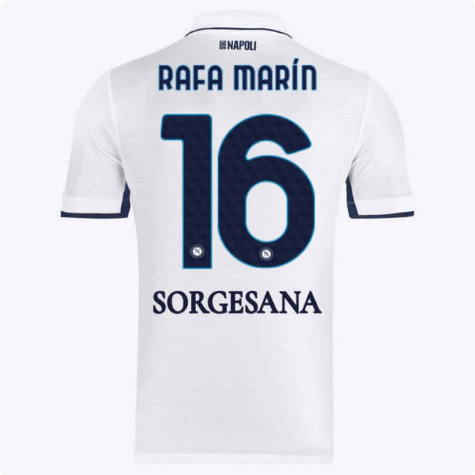 SSC Napoli Kits Collection | SSC Napoli Away Match Shirt 20242025 – 16 – Rafa Marín Jerseys And Apparel For Fans