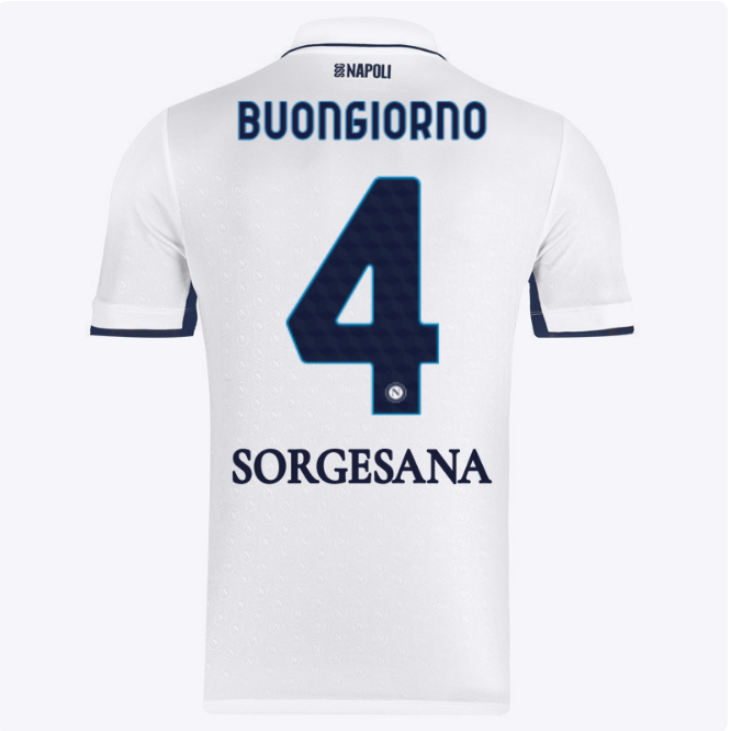 SSC Napoli Kits Collection | SSC Napoli Away Match Shirt 20242025 – 4 – Alessandro Buongiorno Jerseys And Apparel For Fans