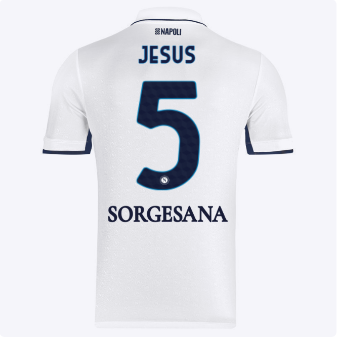 SSC Napoli Kits Collection | SSC Napoli Away Match Shirt 20242025 – 5 – Juan Jesus Jerseys And Apparel For Fans