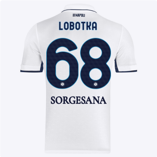 SSC Napoli Kits Collection | SSC Napoli Away Match Shirt 20242025 – 68 – Stanislav Lobotka Jerseys And Apparel For Fans