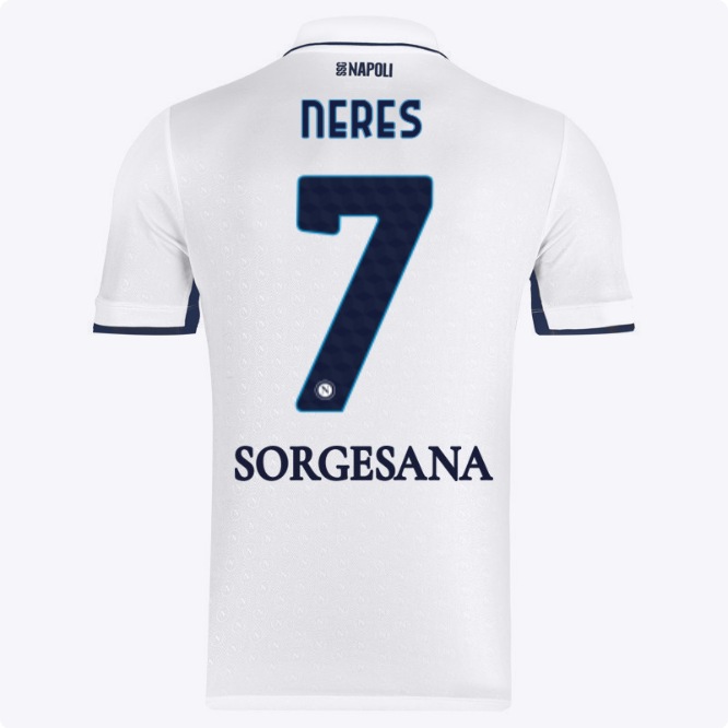 SSC Napoli Kits Collection | SSC Napoli Away Match Shirt 20242025 – 7 – David Neres Jerseys And Apparel For Fans
