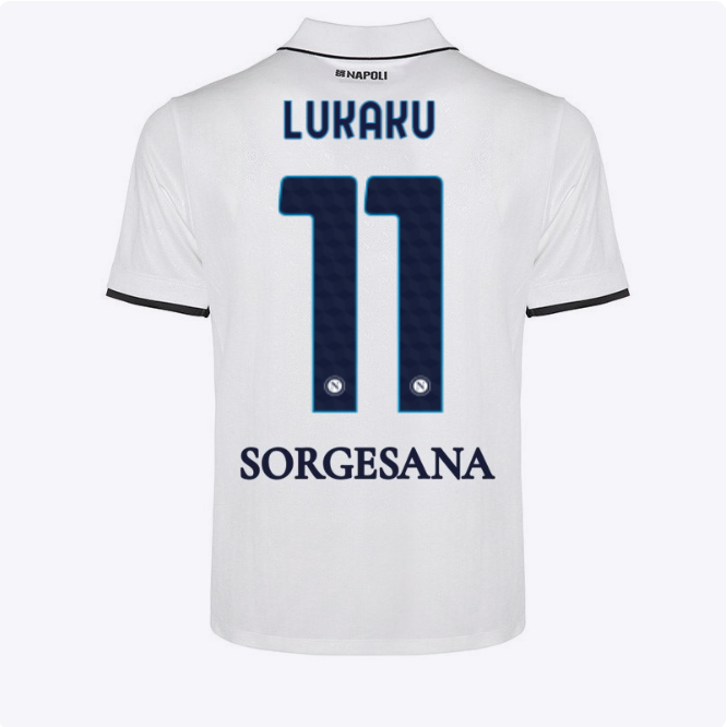 SSC Napoli Kits Collection | SSC Napoli Away Match Shirt for Kids 20242025 – 11 – Romelu Lukaku Jerseys And Apparel For Fans