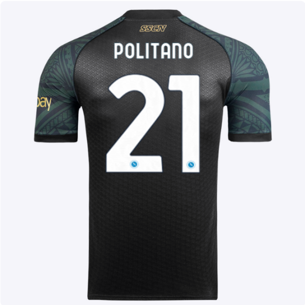 SSC Napoli Kits Collection | SSC Napoli Euro Third Match Shirt 20232024 – 21 – Matteo Politano Jerseys And Apparel For Fans