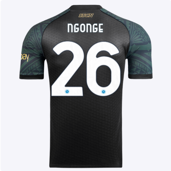 SSC Napoli Kits Collection | SSC Napoli Euro Third Match Shirt 20232024 – 26 – Cyril Ngonge Jerseys And Apparel For Fans