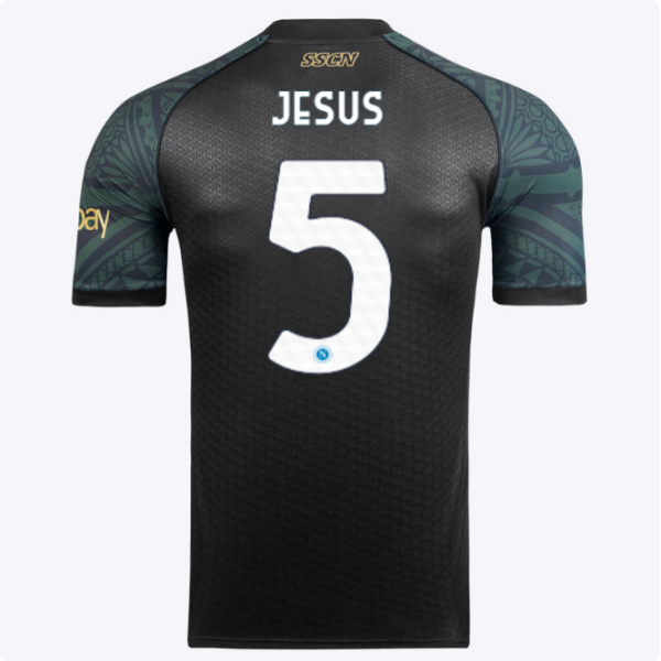 SSC Napoli Kits Collection | SSC Napoli Euro Third Match Shirt 20232024 – 5 – Juan Jesus Jerseys And Apparel For Fans