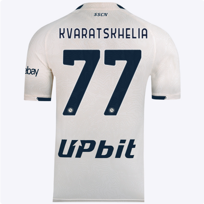SSC Napoli Kits Collection | SSC Napoli Everywhere Jersey Limited Edition – 77 – Khvicha Kvaratskhelia Jerseys And Apparel For Fans