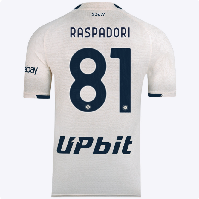 SSC Napoli Kits Collection | SSC Napoli Everywhere Jersey Limited Edition – 81 – Giacomo Raspadori Jerseys And Apparel For Fans