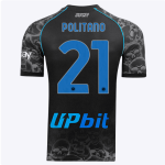 SSC Napoli Kits Collection | SSC Napoli Halloween Match Shirt 20232024 – 21 – Matteo Politano Jerseys And Apparel For Fans