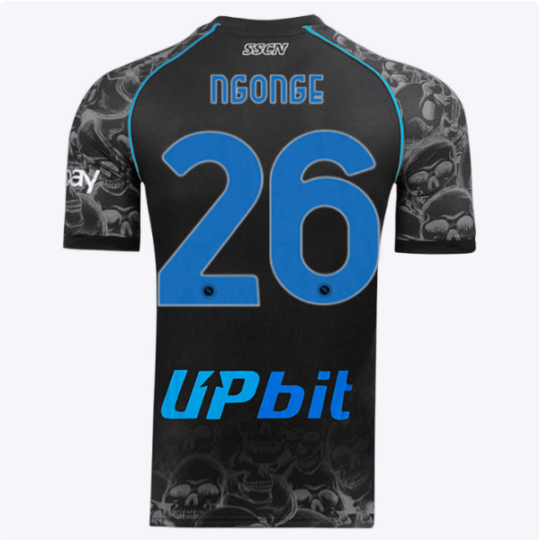 SSC Napoli Kits Collection | SSC Napoli Halloween Match Shirt 20232024 – 26 – Cyril Ngonge Jerseys And Apparel For Fans