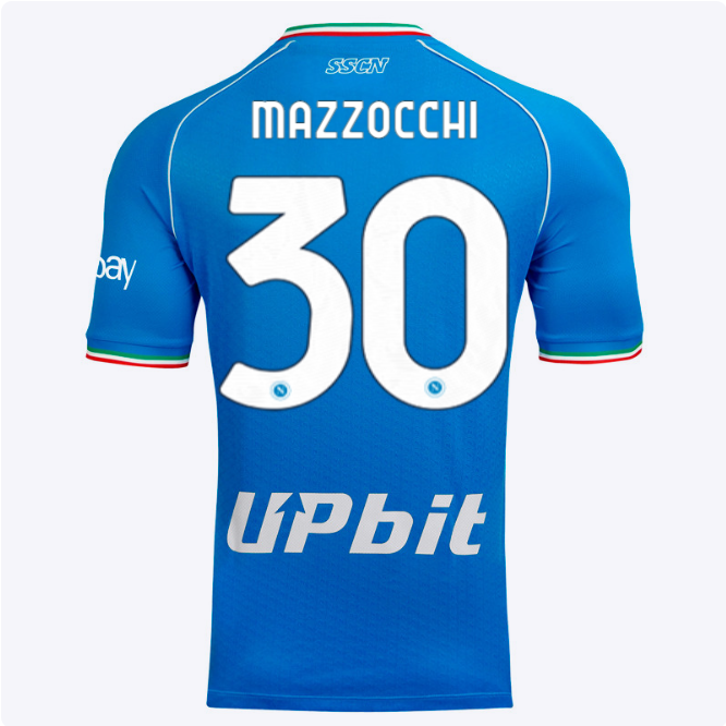 SSC Napoli Kits Collection | SSC Napoli Home Match Shirt 20232024 – 30 – Pasquale Mazzocchi Jerseys And Apparel For Fans