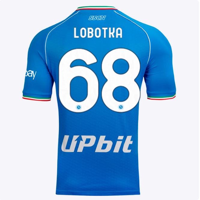 SSC Napoli Kits Collection | SSC Napoli Home Match Shirt 20232024 – 68 – Stanislav Lobotka Jerseys And Apparel For Fans