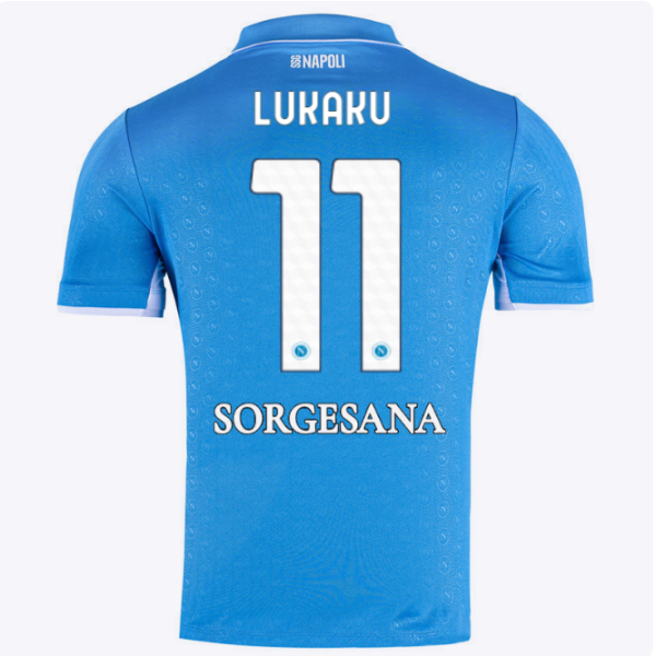 SSC Napoli Kits Collection | SSC Napoli Home Match Shirt 20242025 – 11 – Romelu Lukaku Jerseys And Apparel For Fans