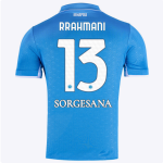 SSC Napoli Kits Collection | SSC Napoli Home Match Shirt 20242025 – 13 – Amir Rrahmani Jerseys And Apparel For Fans