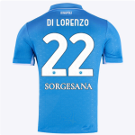 SSC Napoli Kits Collection | SSC Napoli Home Match Shirt 20242025 – 22 – Giovanni Di Lorenzo Jerseys And Apparel For Fans