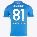 SSC Napoli Kits Collection | SSC Napoli Home Match Shirt 20242025 – 81 – Giacomo Raspadori Jerseys And Apparel For Fans