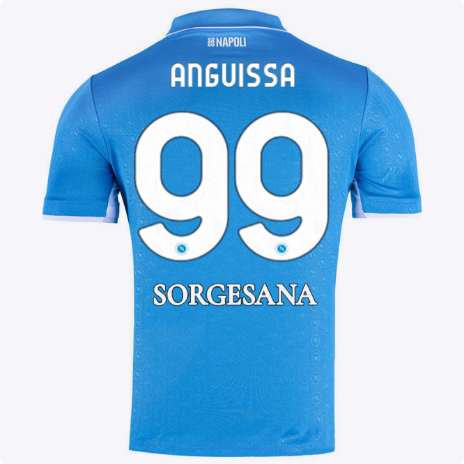 SSC Napoli Kits Collection | SSC Napoli Home Match Shirt 20242025 – 99 – André-Frank Zambo Anguissa Jerseys And Apparel For Fans