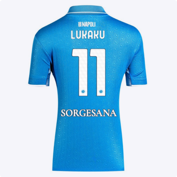 SSC Napoli Kits Collection | SSC Napoli Lady Home Match Shirt 20242025 – 11 – Romelu Lukaku Jerseys And Apparel For Fans
