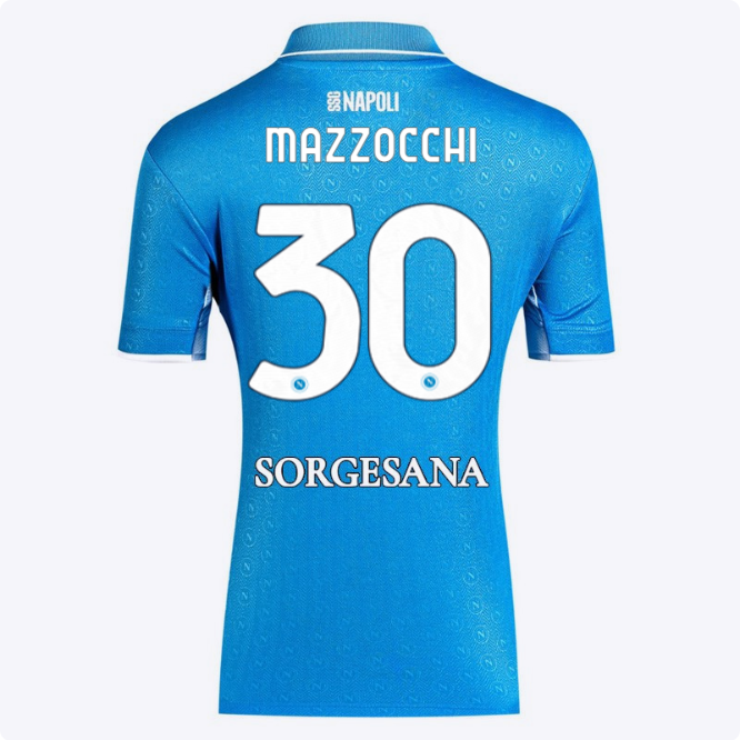 SSC Napoli Kits Collection | SSC Napoli Lady Home Match Shirt 20242025 – 30 – Pasquale Mazzocchi Jerseys And Apparel For Fans