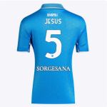 SSC Napoli Kits Collection | SSC Napoli Lady Home Match Shirt 20242025 – 5 – Juan Jesus Jerseys And Apparel For Fans