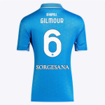 SSC Napoli Kits Collection | SSC Napoli Lady Home Match Shirt 20242025 – 6 – Billy Gilmour Jerseys And Apparel For Fans