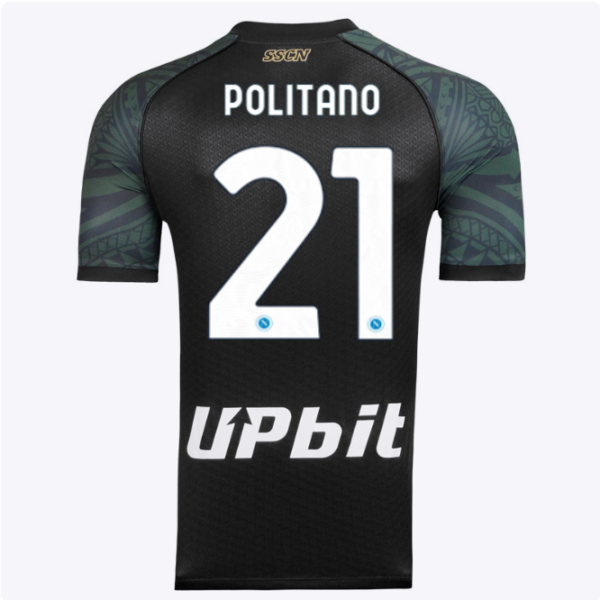 SSC Napoli Kits Collection | SSC Napoli Third Match Shirt 20232024 – 21 – Matteo Politano Jerseys And Apparel For Fans