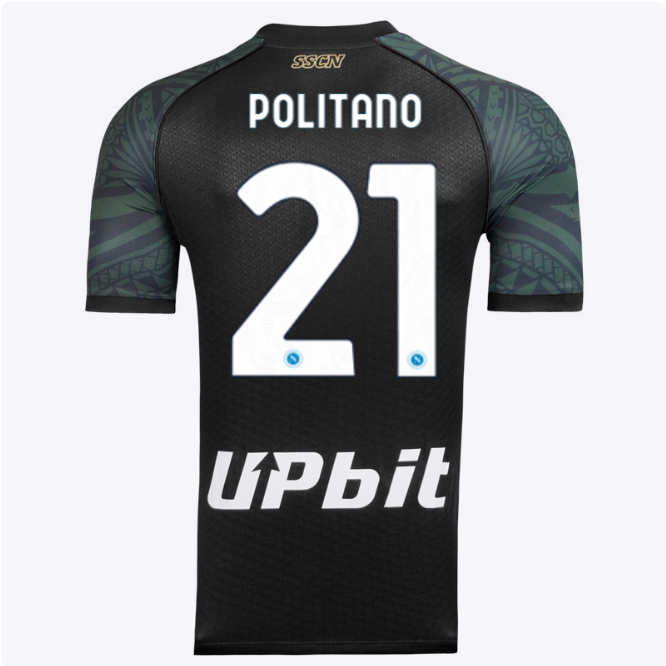 SSC Napoli Kits Collection | SSC Napoli Third Match Shirt 20232024 – 21 – Matteo Politano Jerseys And Apparel For Fans