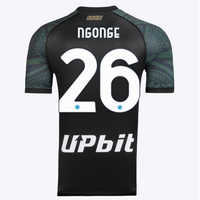 SSC Napoli Kits Collection | SSC Napoli Third Match Shirt 20232024 – 26 – Cyril Ngonge Jerseys And Apparel For Fans