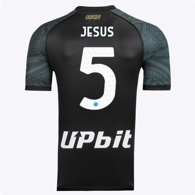 SSC Napoli Kits Collection | SSC Napoli Third Match Shirt 20232024 – 5 – Juan Jesus Jerseys And Apparel For Fans