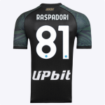 SSC Napoli Kits Collection | SSC Napoli Third Match Shirt 20232024 – 81 – Giacomo Raspadori Jerseys And Apparel For Fans