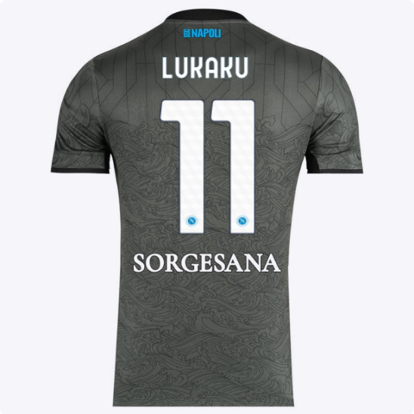 SSC Napoli Kits Collection | SSC Napoli Third Match Shirt 20242025 – 11 – Romelu Lukaku Jerseys And Apparel For Fans