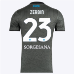 SSC Napoli Kits Collection | SSC Napoli Third Match Shirt 20242025 – 23 – Alessio Zerbin Jerseys And Apparel For Fans