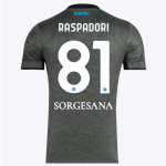 SSC Napoli Kits Collection | SSC Napoli Third Match Shirt 20242025 – 81 – Giacomo Raspadori Jerseys And Apparel For Fans