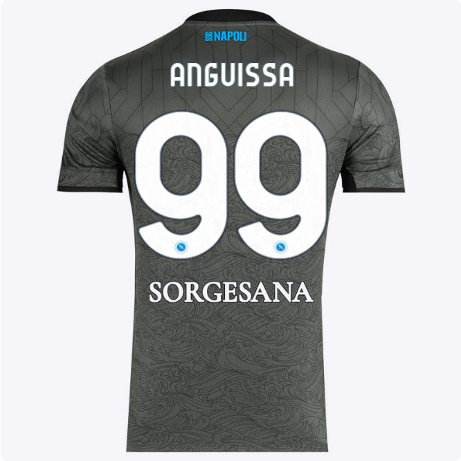 SSC Napoli Kits Collection | SSC Napoli Third Match Shirt 20242025 – 99 – André-Frank Zambo Anguissa Jerseys And Apparel For Fans
