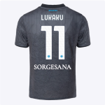 SSC Napoli Kits Collection | SSC Napoli Third Match Shirt for Kids 20242025 – 11 – Romelu Lukaku Jerseys And Apparel For Fans