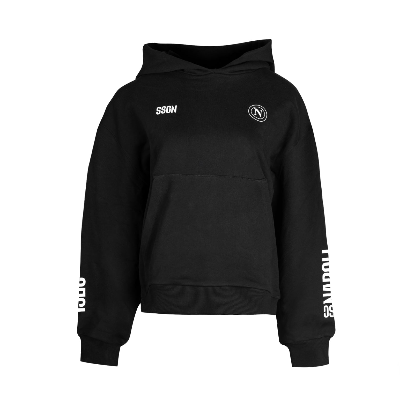 ssc napoli marechiaro black hoodie