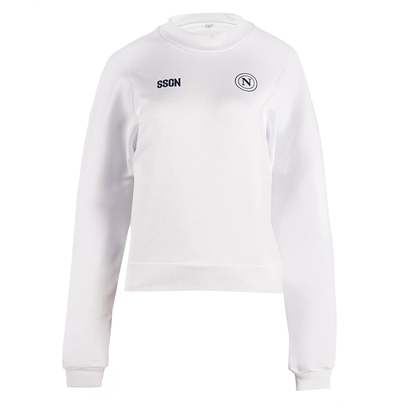 ssc napoli marechiaro white sweater
